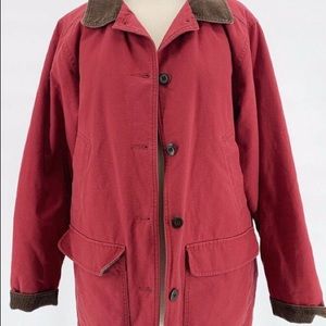 L.L. BEAN Red Barn Chore Work Jacket Coat Sz M
